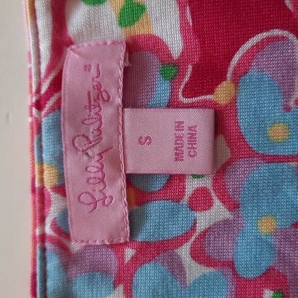 Lilly Pulitzer Shianne Azaela sleeveless vneck silk blend dress small - Picture 6 of 10